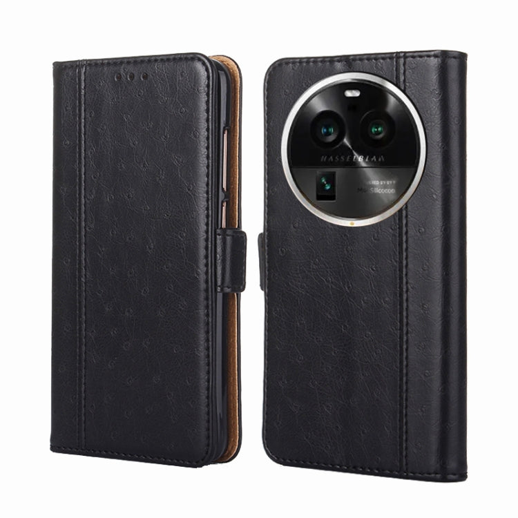 For OPPO Find X6 Pro 5G Ostrich Texture Flip Leather Phone Case