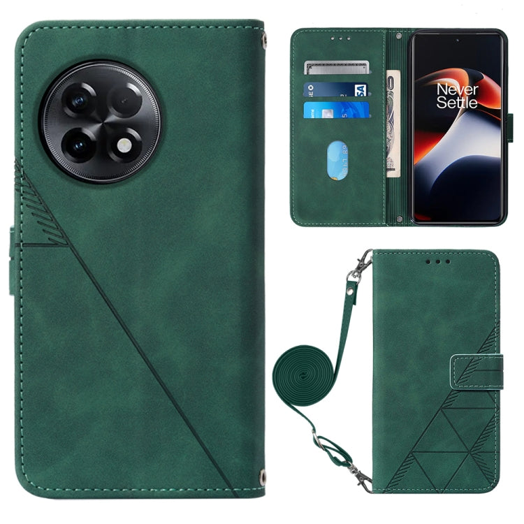 For OnePlus Ace 2 5G / 11R 5G Crossbody 3D Embossed Flip Leather Phone Case