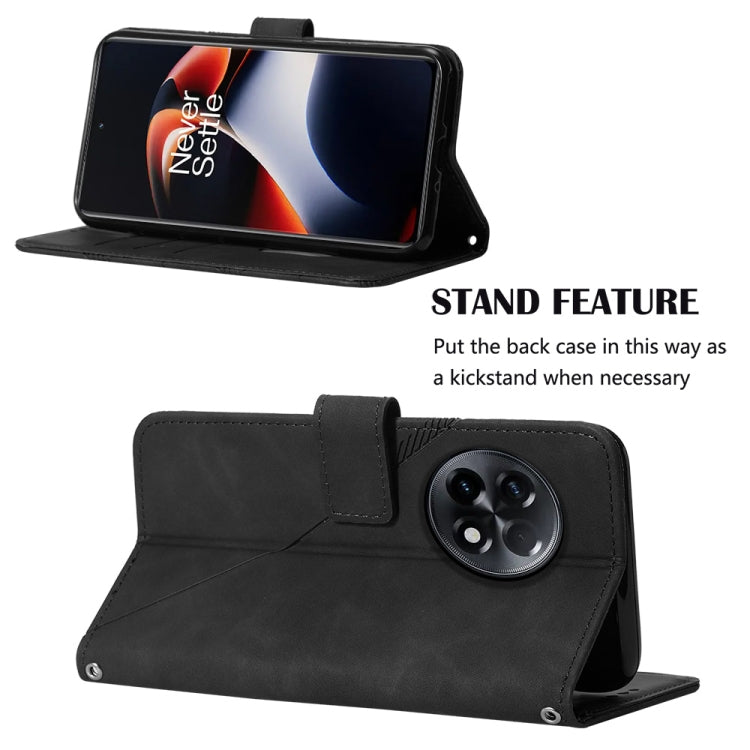 For OnePlus Ace 2 5G / 11R 5G Crossbody 3D Embossed Flip Leather Phone Case