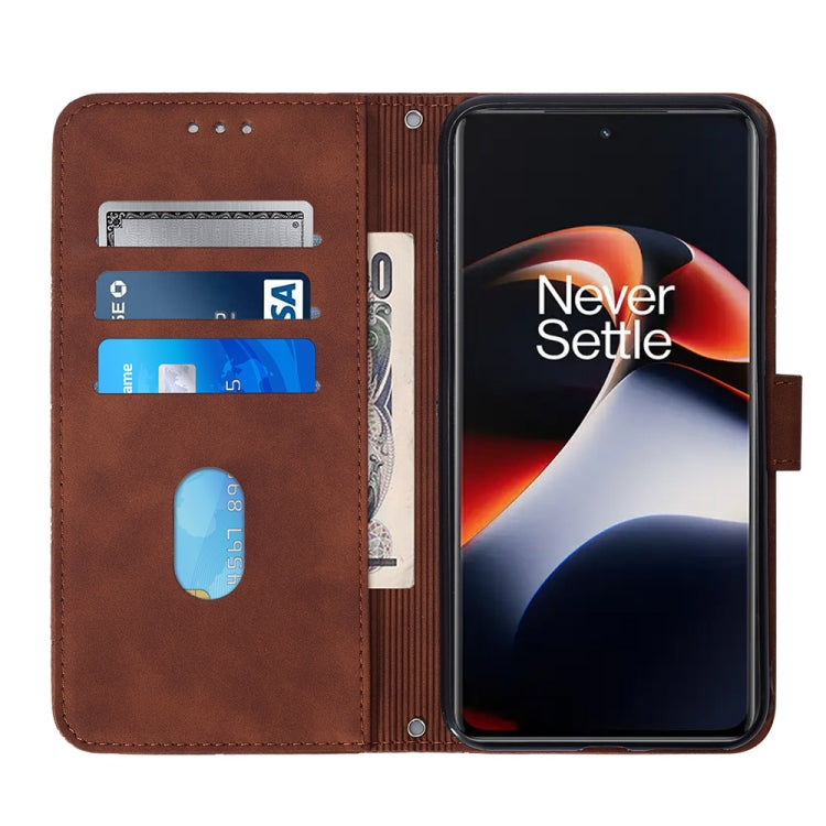 For OnePlus Ace 2 5G / 11R 5G Crossbody 3D Embossed Flip Leather Phone Case