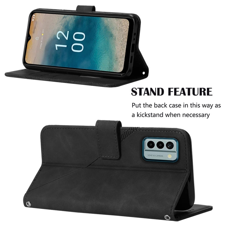 For Nokia G22 Crossbody 3D Embossed Flip Leather Phone Case