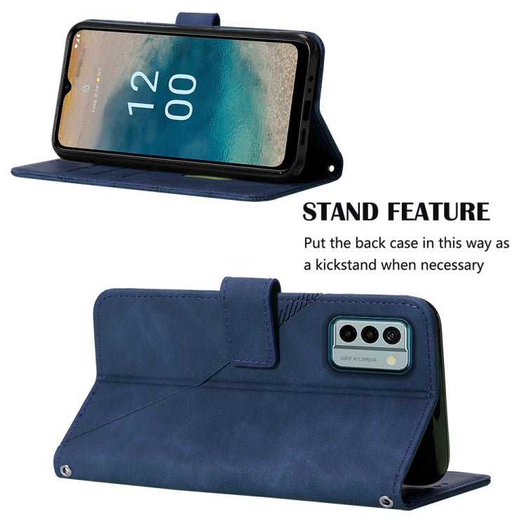 For Nokia G22 Crossbody 3D Embossed Flip Leather Phone Case