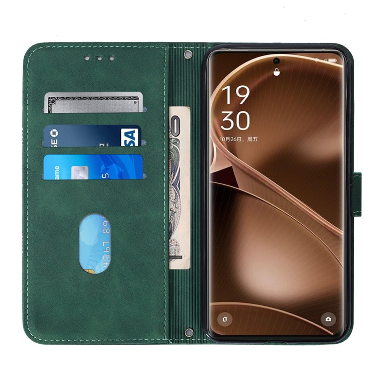 For OPPO Find X6 Pro Crossbody 3D Embossed Flip Leather Phone Case