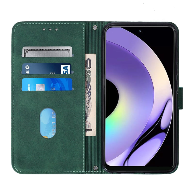 For Realme 10 Pro 5G Crossbody 3D Embossed Flip Leather Phone Case