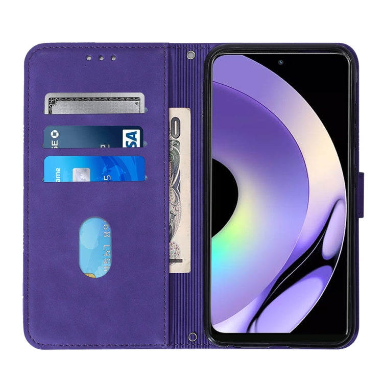 For Realme 10 Pro 5G Crossbody 3D Embossed Flip Leather Phone Case