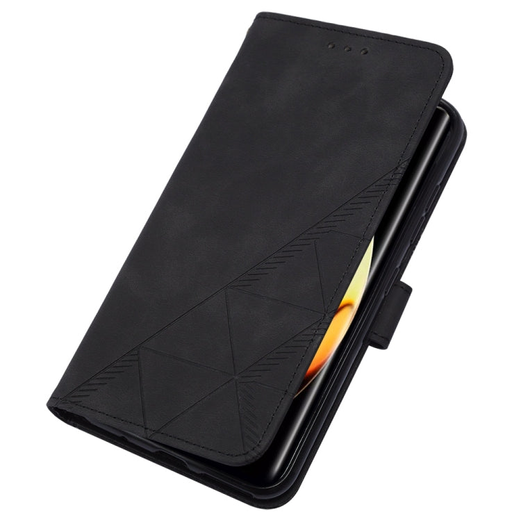 For Realme 10 Pro+ 5G Crossbody 3D Embossed Flip Leather Phone Case