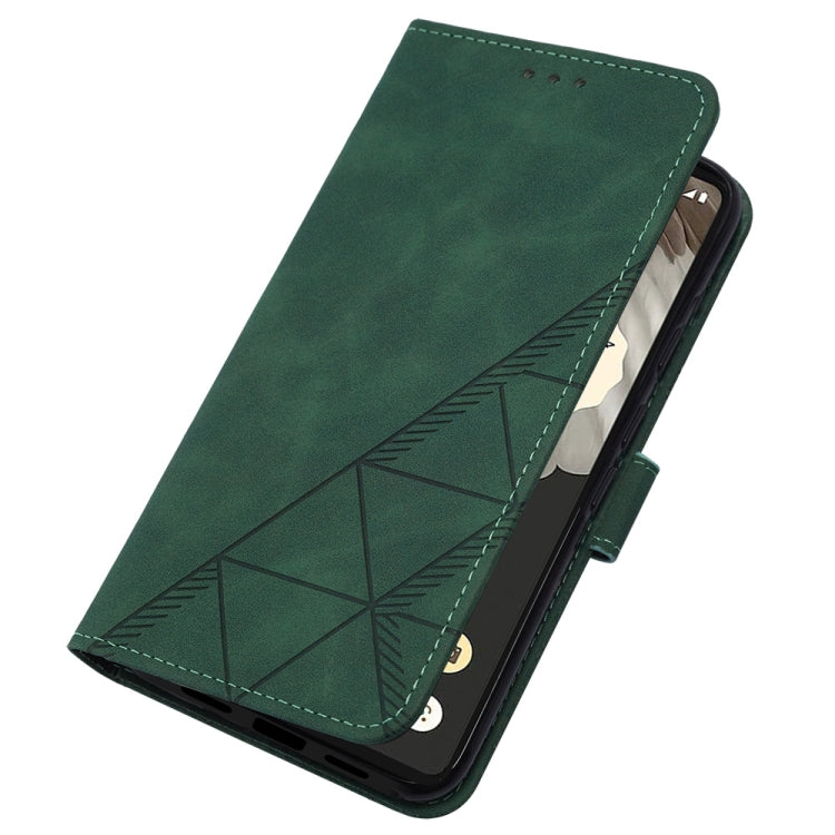 For Google Pixel 8 Crossbody 3D Embossed Flip Leather Phone Case