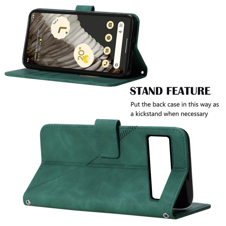 For Google Pixel 8 Pro Crossbody 3D Embossed Flip Leather Phone Case