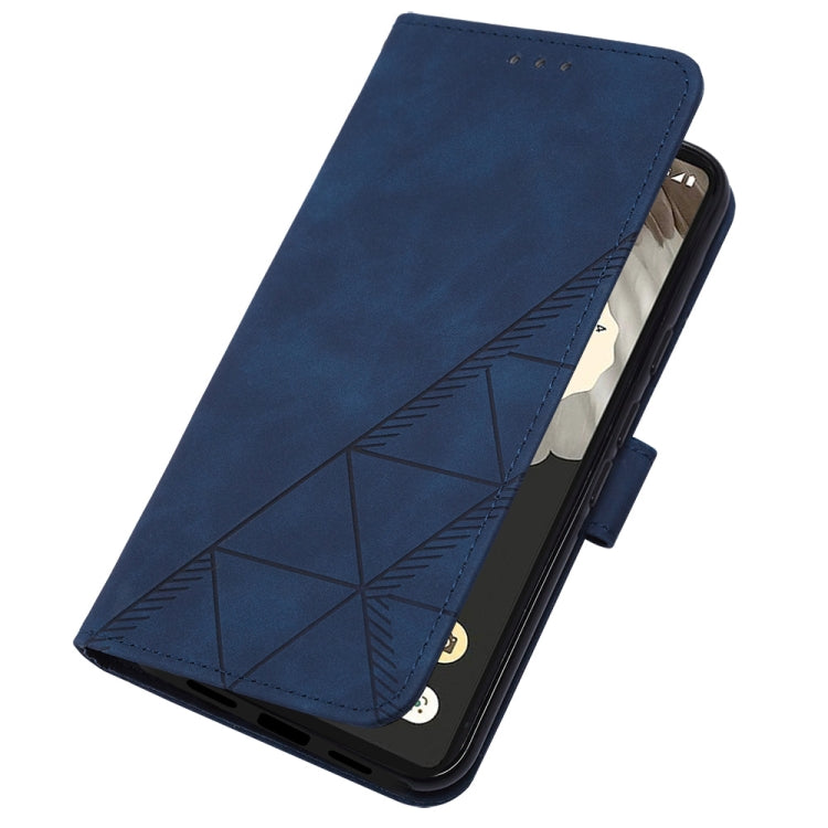 For Google Pixel 8 Pro Crossbody 3D Embossed Flip Leather Phone Case