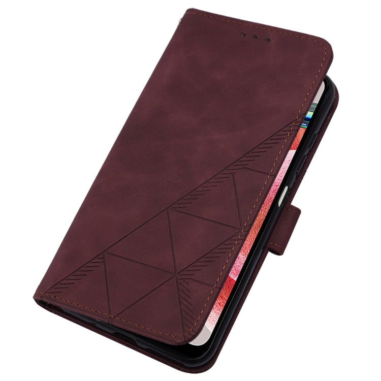 For Xiaomi Redmi Note 12 4G Global Crossbody 3D Embossed Flip Leather Phone Case
