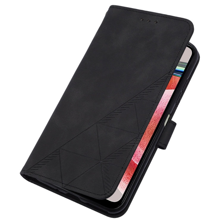 For Xiaomi Redmi Note 12 4G Global Crossbody 3D Embossed Flip Leather Phone Case