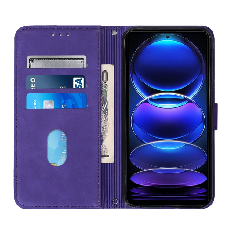 For Xiaomi Redmi Note 12 Pro+ 5G Global Crossbody 3D Embossed Flip Leather Phone Case