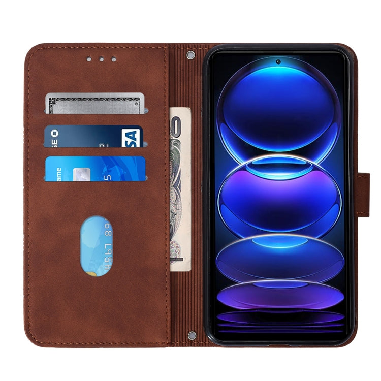 For Xiaomi Redmi Note 12 Pro+ 5G Global Crossbody 3D Embossed Flip Leather Phone Case