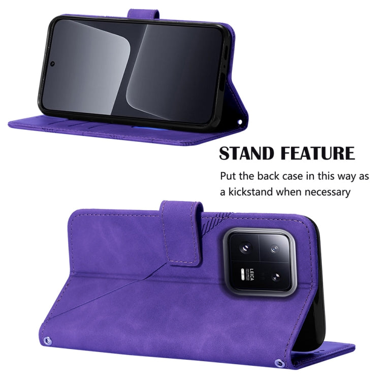 For Xiaomi 13 Pro Crossbody 3D Embossed Flip Leather Phone Case