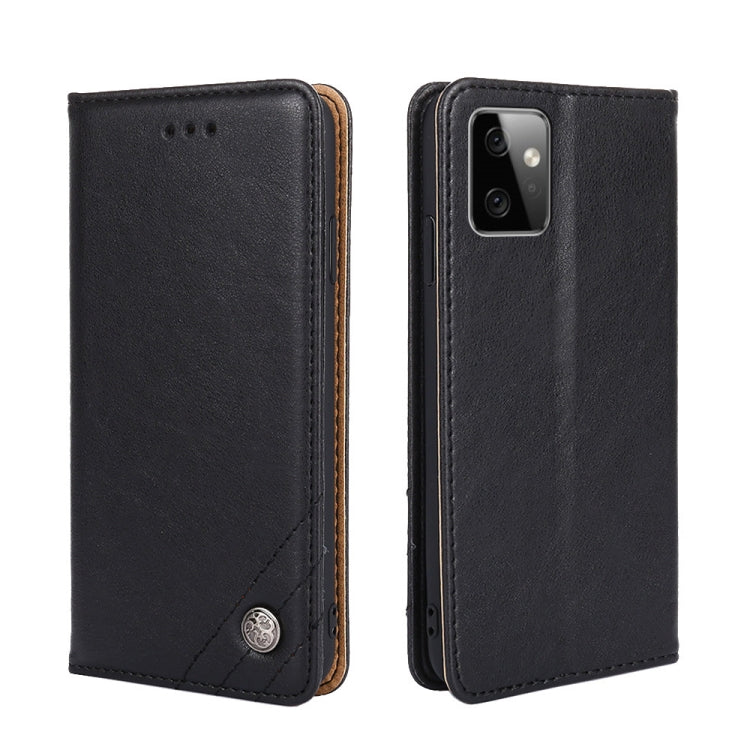 For Motorola Moto G Power 2023 Non-Magnetic Retro Texture Leather Phone Case