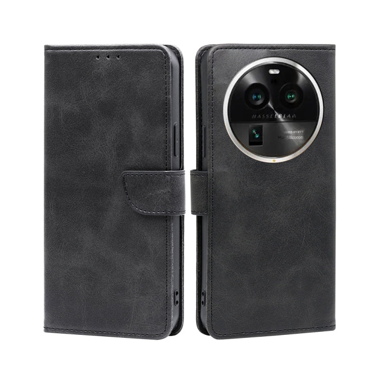 For OPPO Find X6 Pro 5G Calf Texture Buckle Flip Leather Phone Case