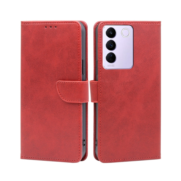 For vivo S16e Calf Texture Buckle Flip Leather Phone Case
