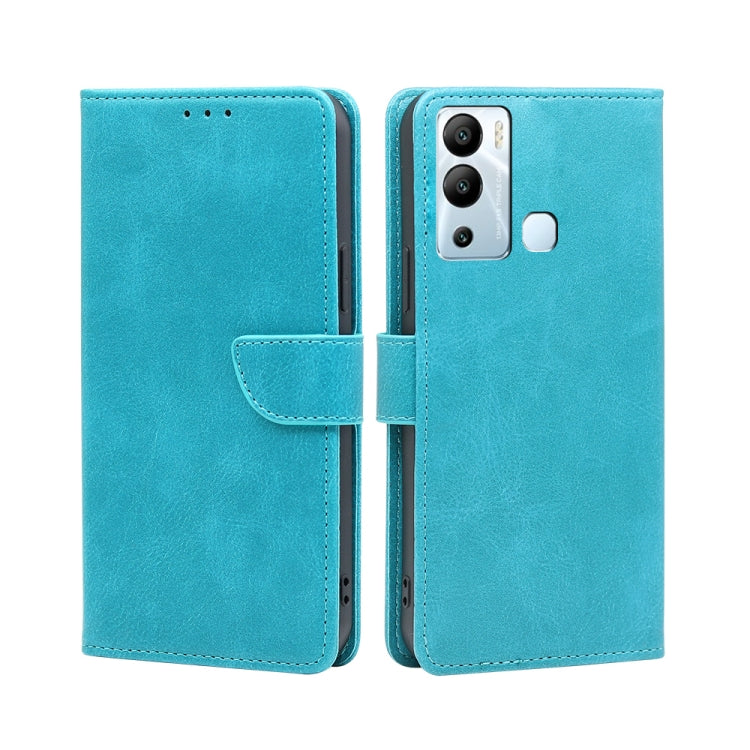 For Infinix Hot 12i Calf Texture Buckle Flip Leather Phone Case