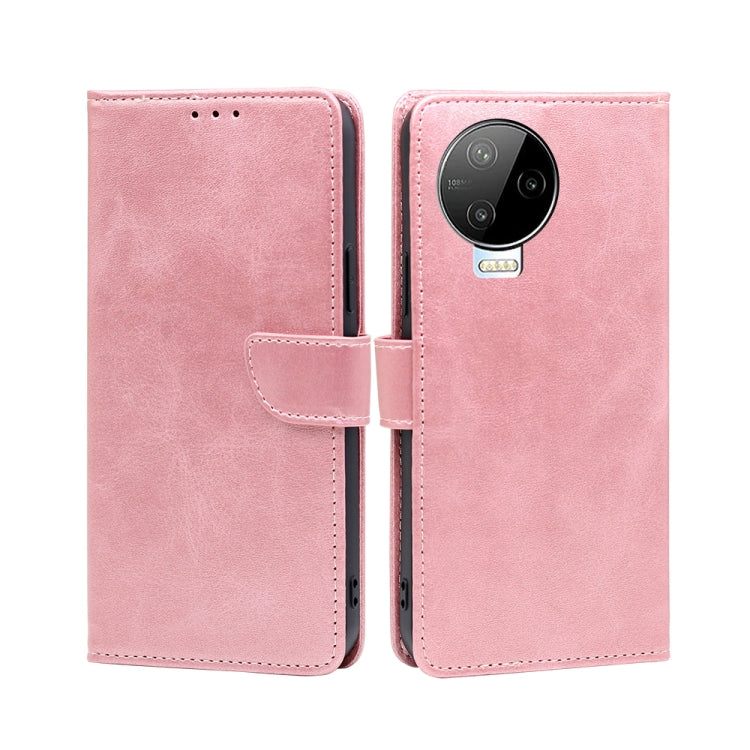 For Infinix Note 12 Pro 4G/Note 12 2023 Calf Texture Buckle Flip Leather Phone Case