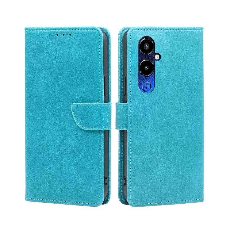 For Tecno Pova 4 Pro Calf Texture Buckle Flip Leather Phone Case