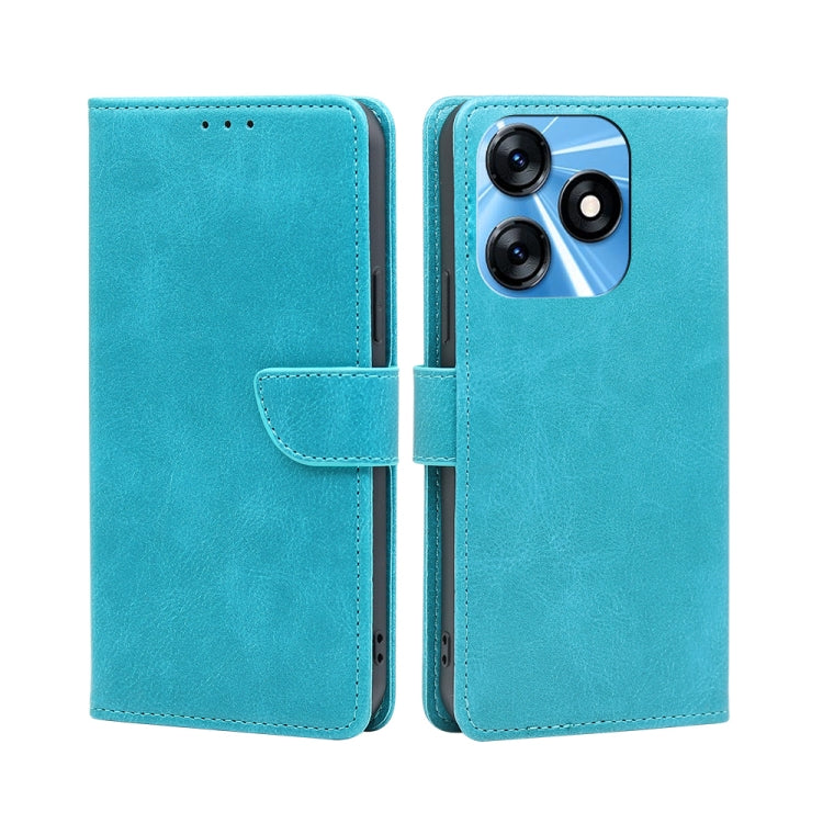 For Tecno Spark 10 4G Calf Texture Buckle Flip Leather Phone Case