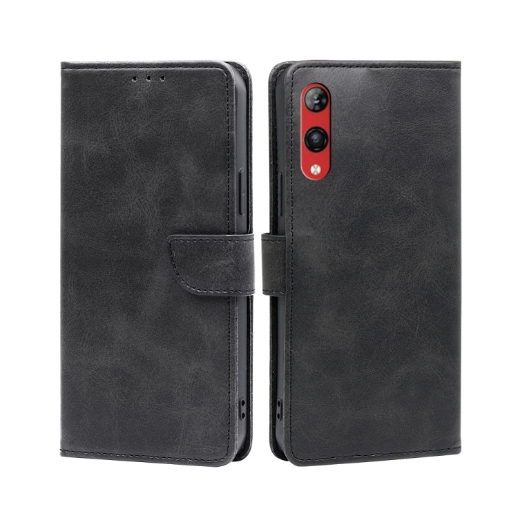For Rakuten Hand 4G Calf Texture Buckle Flip Leather Phone Case