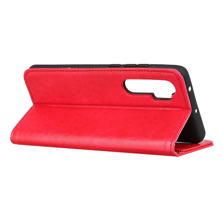 For Xiaomi Mi Note 10 Lite Magnetic Crazy Horse Texture Horizontal Flip Leather Case with Holder & Card Slots & Wallet