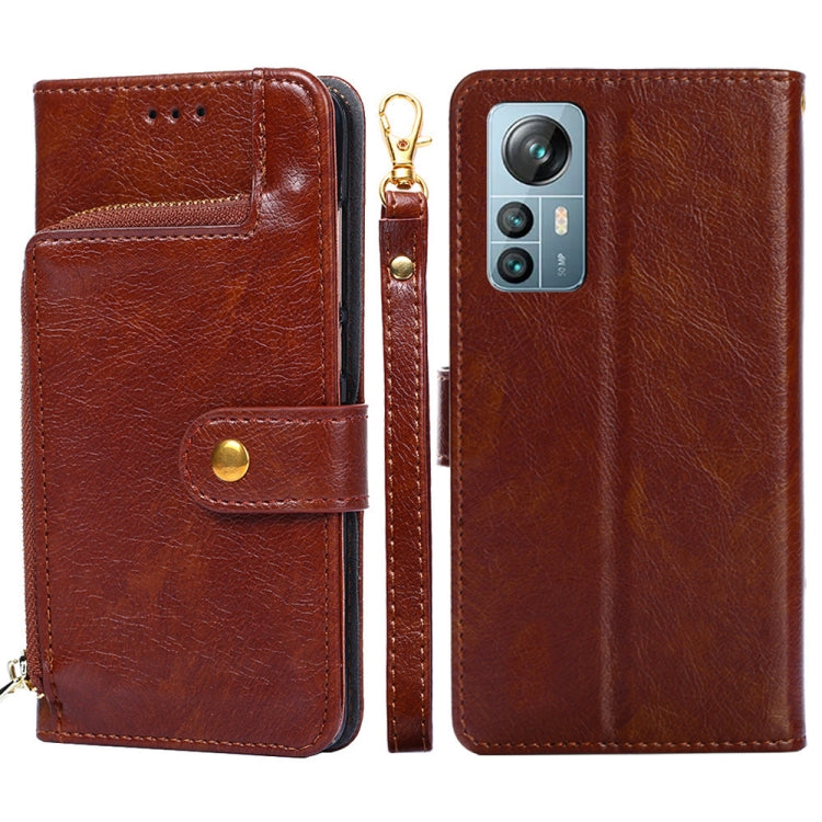 For Blackview A85 Zipper Bag Leather Phone Case