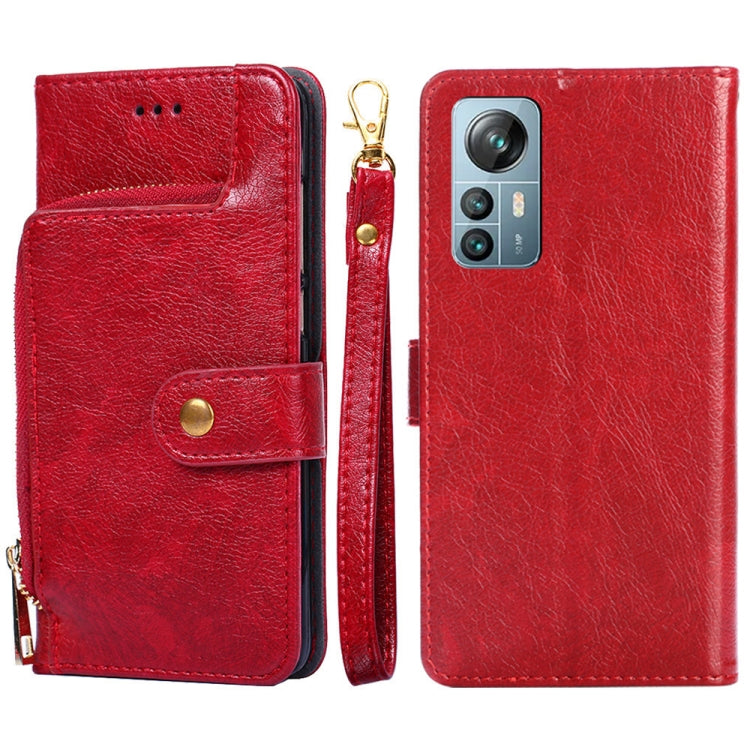 For Blackview A85 Zipper Bag Leather Phone Case