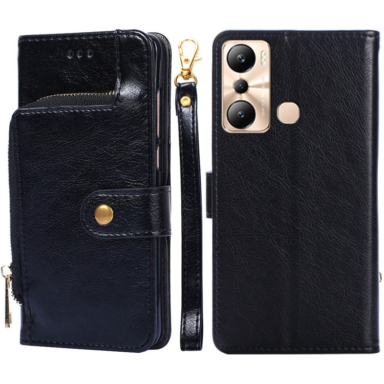 For Infinix Hot 20i Zipper Bag Leather Phone Case