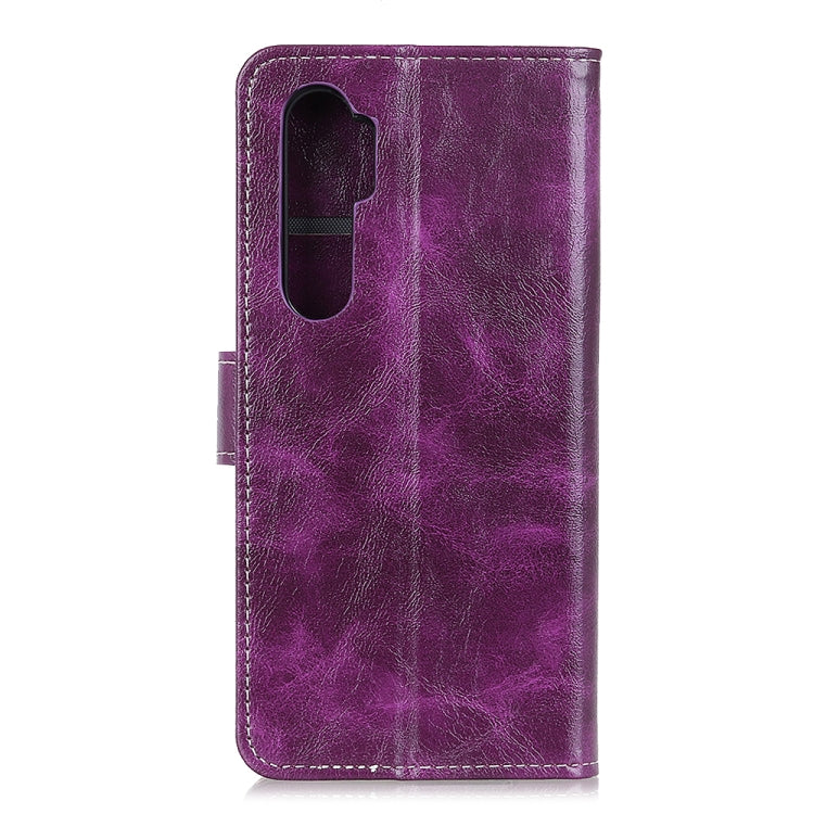For Xiaomi Mi Note 10 Lite Retro Crazy Horse Texture Horizontal Flip Leather Case with Holder & Card Slots & Photo Frame & Wallet