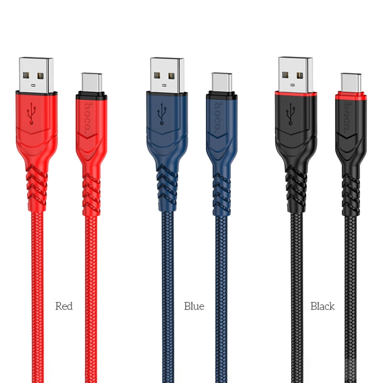 hoco X59 Victory 3A USB to USB-C / Type-C Charging Data Dable, Length:2m