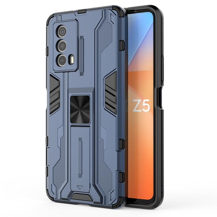 For vivo iQOO Z5 5G Supersonic PC + TPU Shock-proof Protective Phone Case with Holder