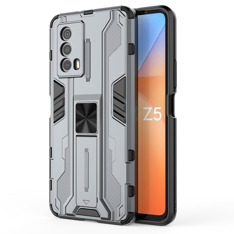 For vivo iQOO Z5 5G Supersonic PC + TPU Shock-proof Protective Phone Case with Holder