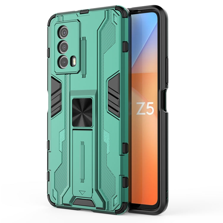 For vivo iQOO Z5 5G Supersonic PC + TPU Shock-proof Protective Phone Case with Holder