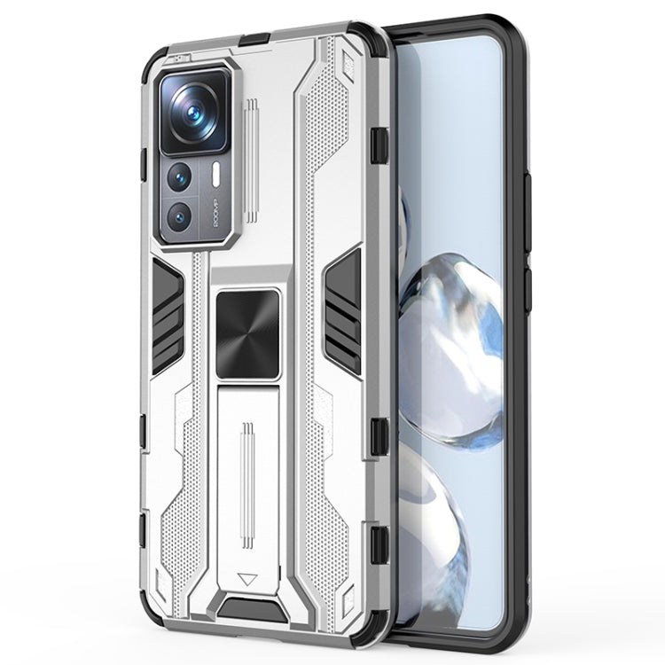 For Xiaomi 12T 5G Supersonic PC + TPU Shock-proof Protective Phone Case with Holder