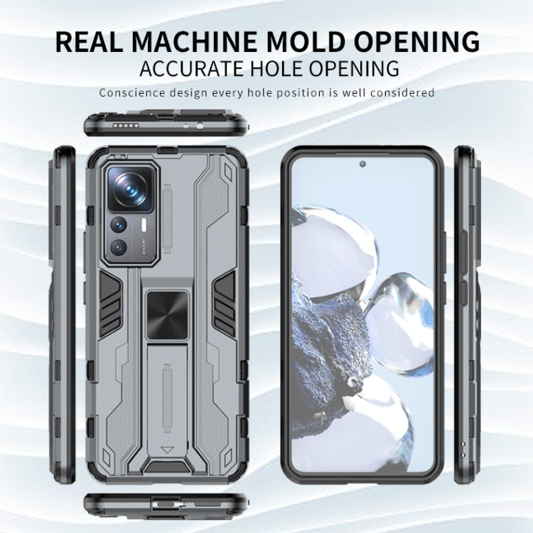 For Xiaomi 12T 5G Supersonic PC + TPU Shock-proof Protective Phone Case with Holder