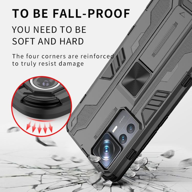 For Xiaomi 12T 5G Supersonic PC + TPU Shock-proof Protective Phone Case with Holder