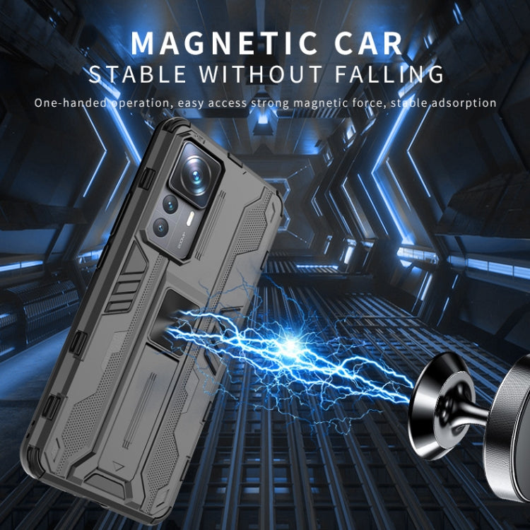 For Xiaomi 12T 5G Supersonic PC + TPU Shock-proof Protective Phone Case with Holder