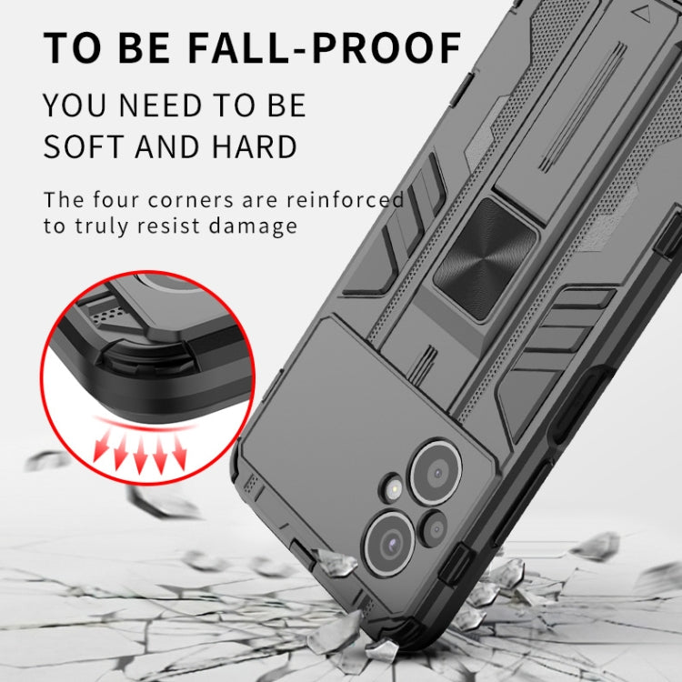 For Xiaomi Poco M5 5G India Supersonic PC + TPU Shock-proof Protective Phone Case with Holder