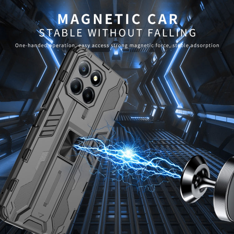 For Honor X8 5G Supersonic PC + TPU Shock-proof Protective Phone Case with Holder