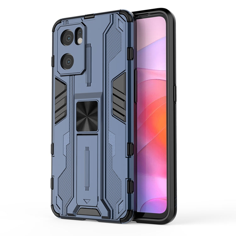 For OPPO Reno7 SE 5G Supersonic PC + TPU Shock-proof Protective Phone Case with Holder