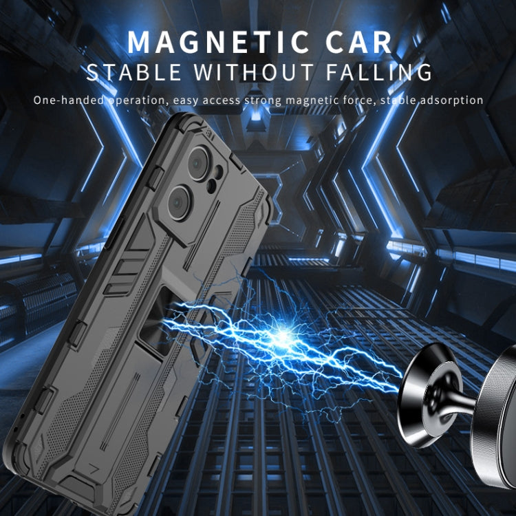 For OPPO Reno7 SE 5G Supersonic PC + TPU Shock-proof Protective Phone Case with Holder