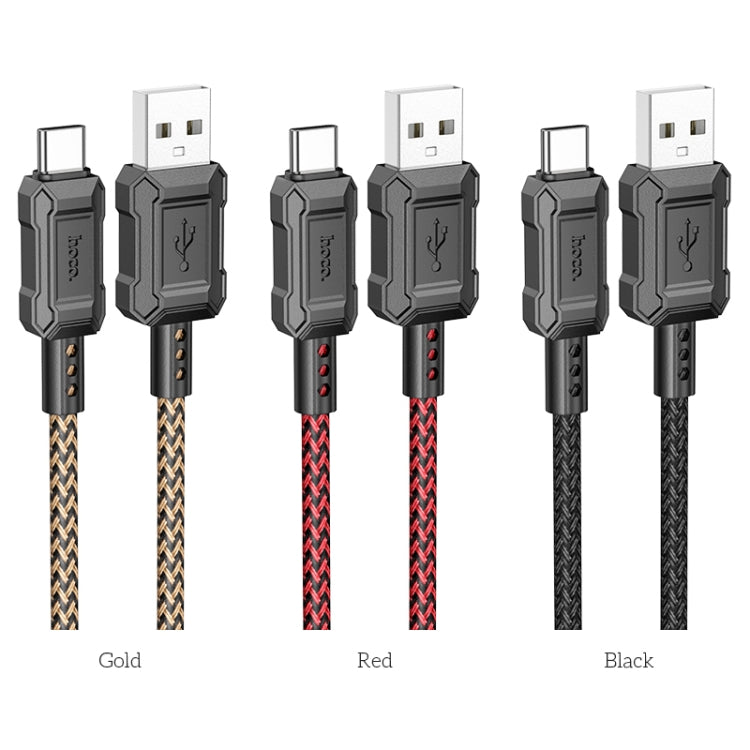 hoco X94 Leader 3A USB to USB-C / Type-C Charging Data Dable, Length:1m