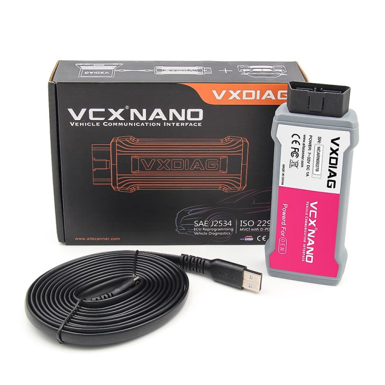 VXDIAG NANO Can Clip V219 Car OBD2 Scanner for Renault