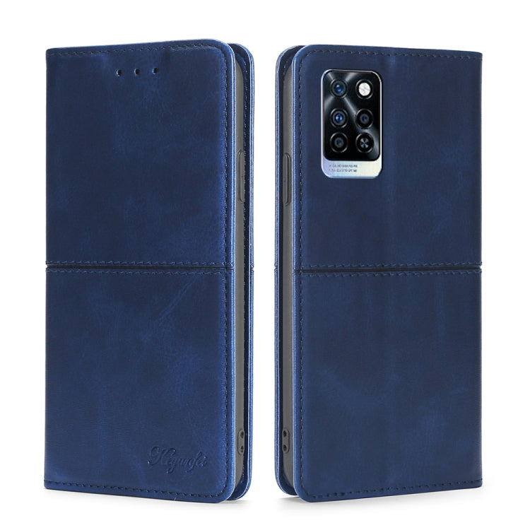 For Infinix Note 10 Pro Cow Texture Magnetic Horizontal Flip Leather Phone Case