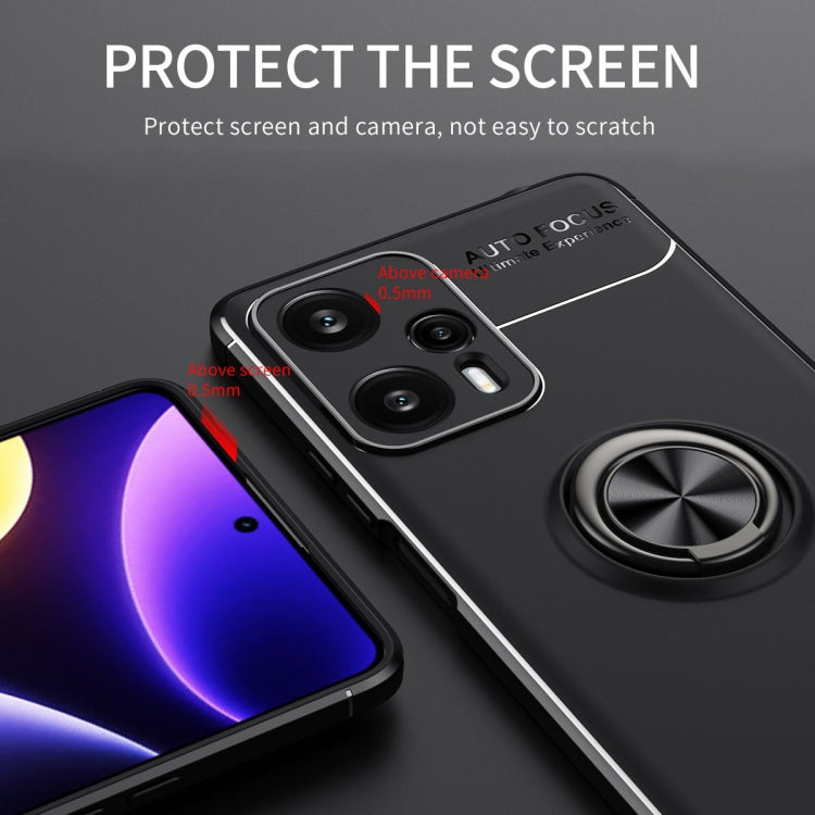 For Xiaomi Redmi Note 12 Turbo Metal Ring Holder TPU Phone Case