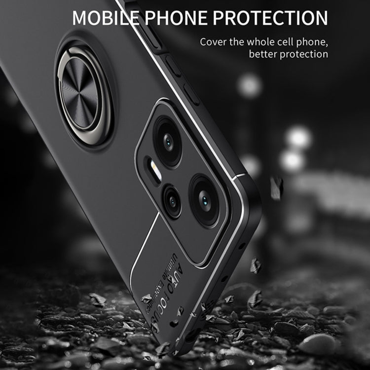 For Xiaomi Redmi Note 12 Turbo Metal Ring Holder TPU Phone Case