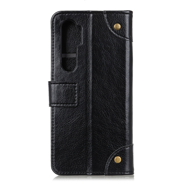 For Xiaomi Mi Note 10 Lite Copper Buckle Nappa Texture Horizontal Flip Leather Case with Holder & Card Slots & Wallet