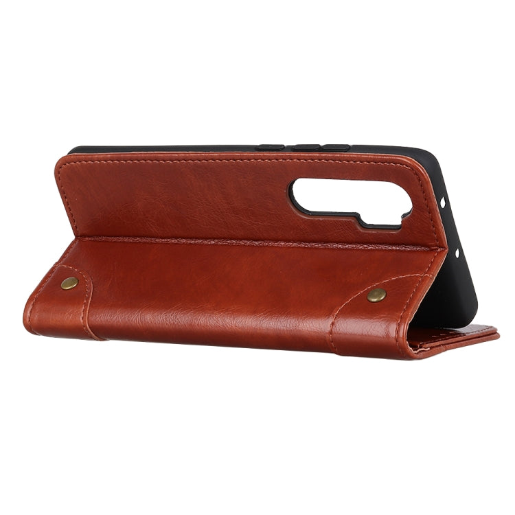 For Xiaomi Mi Note 10 Lite Copper Buckle Nappa Texture Horizontal Flip Leather Case with Holder & Card Slots & Wallet
